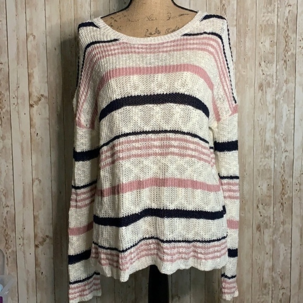 EESome Striped Knit Sweater